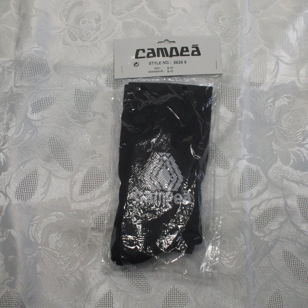Boys Black Soccer Socks Size 9-11
